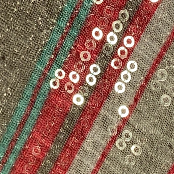 M - TRIXIE + LULU - sequin multi colored tank w zipper in back - Picture 12 of 16